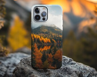 Autumn Forest Lake Phone Case: iPhone, Samsung Galaxy, Google Pixel
