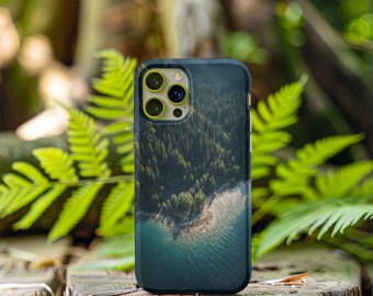 Mountain Forest at a Lake MagSafe Phone Case: iPhone 17 through 14 series