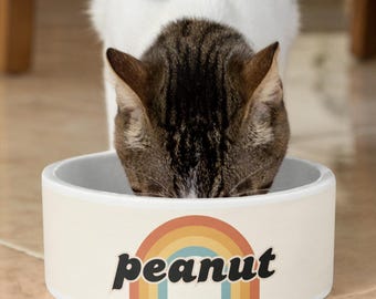 Cat Food Bowl, Dog Food Bowl, Custom Pet Gifts, Personalized Gift, Custom Dog Gift, Custom Pet Bowl, Personalized Pet Gifts Holiday Gift