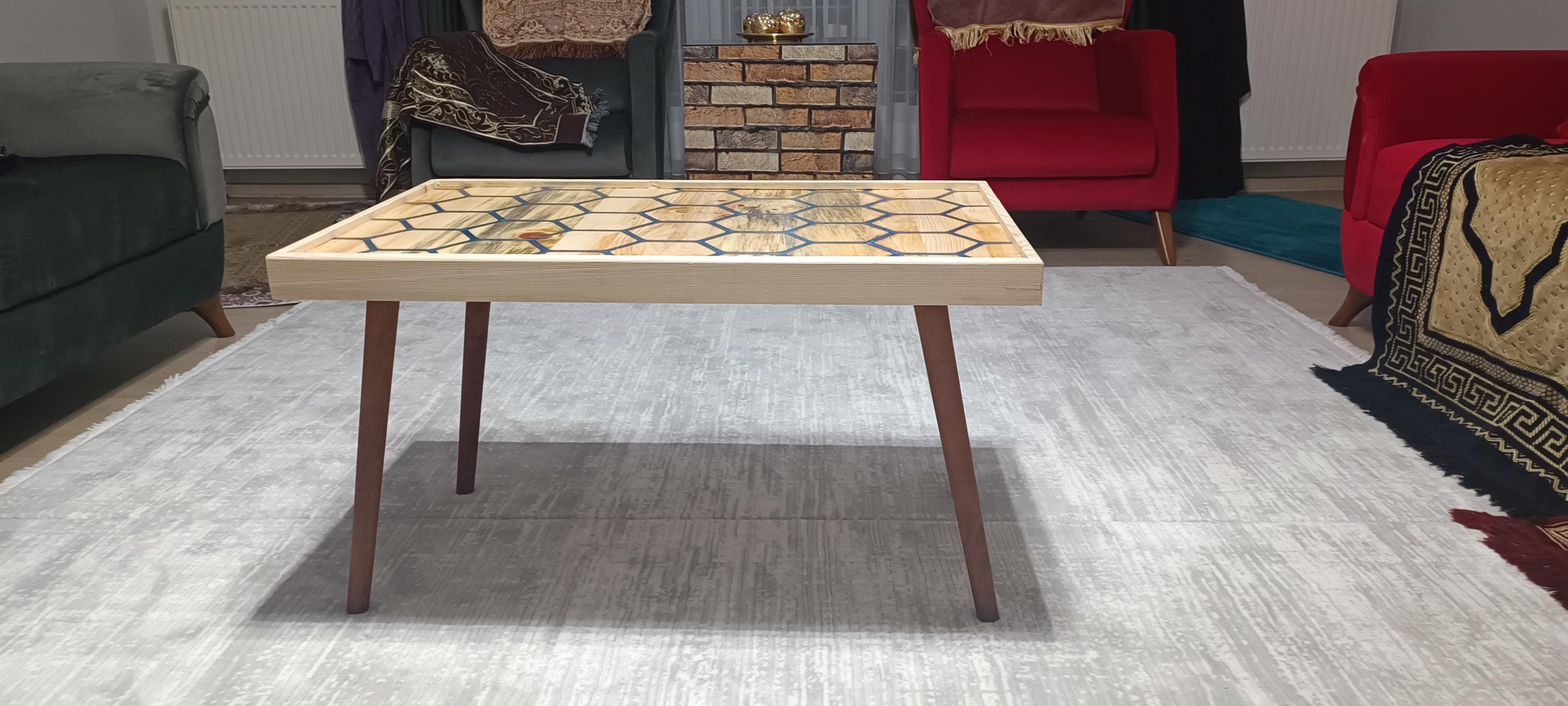 zxhrybh コンテンポラリークラウド型コーヒーテーブル、トレイ収納付き