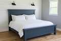 Farmhouse Bed King (76" x 80") - Instant PDF Download - Wood Build Plans