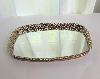 Vintage Vanity Tray for Wedding Day Photo Prop