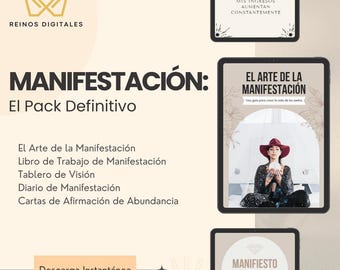 Manifestation Kit in Spanish | Ebooks and Digital Workbooks | Guides and Planners + PLR and MRR Rights