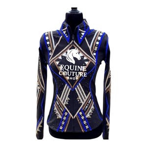 Western Custom Rodeo Queen, Showmanship, Horsemanship , Western Pleasure Show Shirt & Women Rail Jacket.