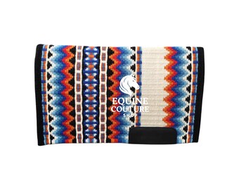 Western Show Oversize Wool Saddle Blanket with Customization Options