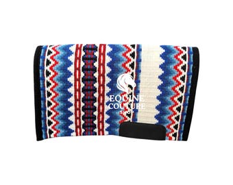Western Show Oversize Wool Saddle Blanket with Customization Options