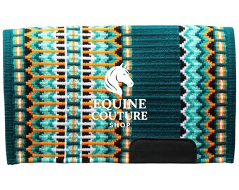 Western Show Oversize Wool Saddle Blanket with Customization Options