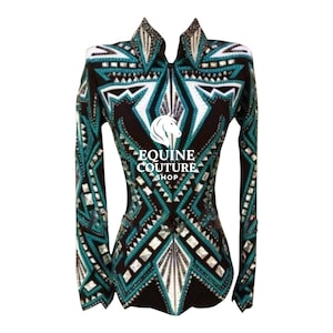 Western Custom Rodeo Queen, Showmanship, Horsemanship , Western Pleasure Show Shirt & Women Rail Jacket.