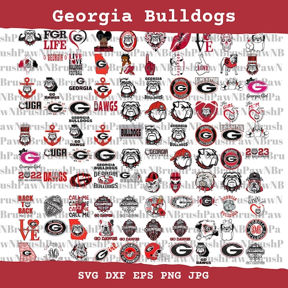 Bulldogs SVG Bundle, Georgia Football, SVG Bundle, Cricut, Printable, University, College, Basketball, Svg Png Pdf, Download