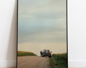 Interstellar Minimalist Movie Poster Print | Christopher Nolan Film Art | Premium Matte Paper 200gsm | Cinematic Wall Decor | Gift