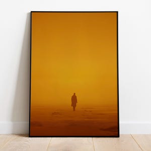 Stampa minimalista del film Blade Runner 2049 / Poster del film di fantascienza di Denis Villeneuve / Carta opaca premium 200 g/m² / Decorazione murale cinematografica / Regalo