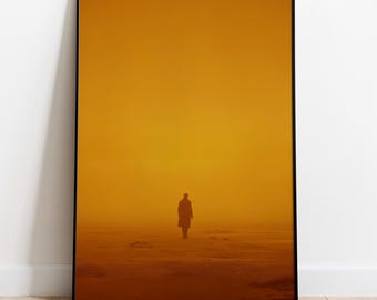Blade Runner 2049 Minimalist Movie Poster Print | Denis Villeneuve Sci-Fi Film Art | Premium Matte Paper 200gsm | Cinematic Wall Decor |Gift