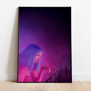 Blade Runner 2049 Minimalist Movie Poster Print | Denis Villeneuve Sci-Fi Film Art | Premium Matte Paper 200gsm | Cinematic Wall Decor |Gift image 1