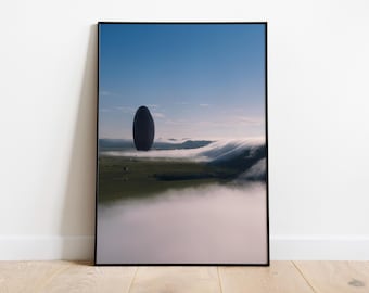 Arrival Minimalist Movie Poster Print | Denis Villeneuve Sci-Fi Drama Film Art | Premium Matte Paper 200gsm | Cinematic Wall Decor | Gift