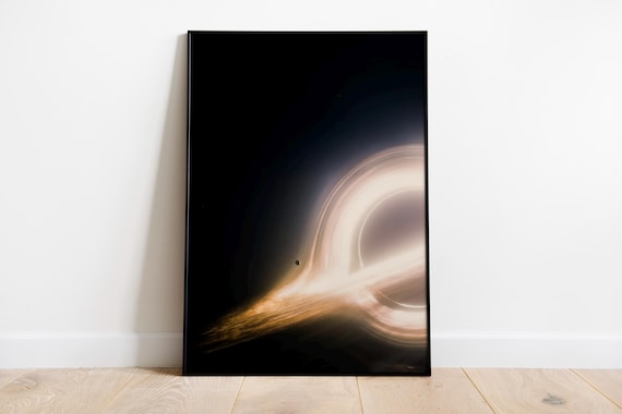 Interstellar Minimalist Movie Poster Print | Christopher Nolan Sci-Fi Drama Film Art | Premium Matte Paper 200gsm |Wall Decor | Gift