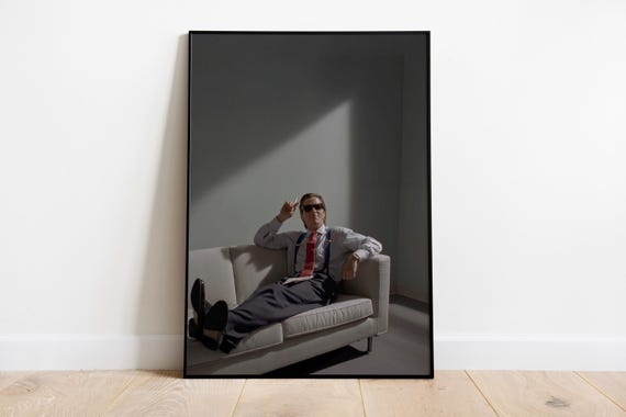 American Psycho Minimalist Movie Poster Print | Mary Harron Thriller  Film Art | Premium Matte Paper 200gsm | Cinematic Wall Decor | Gift