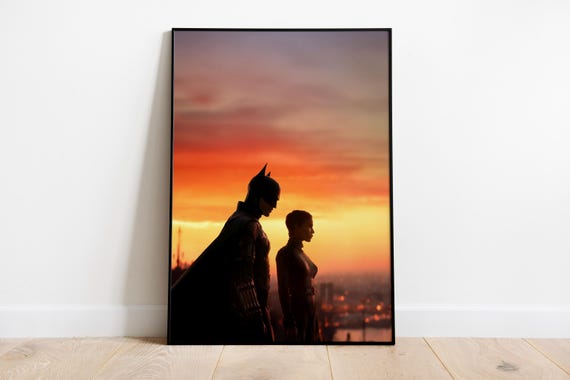 The Batman Minimalist Movie Poster Print | Matt Reeves Action Thriller Film Art | Premium Matte Paper 200gsm | Cinematic Wall Decor | Gift