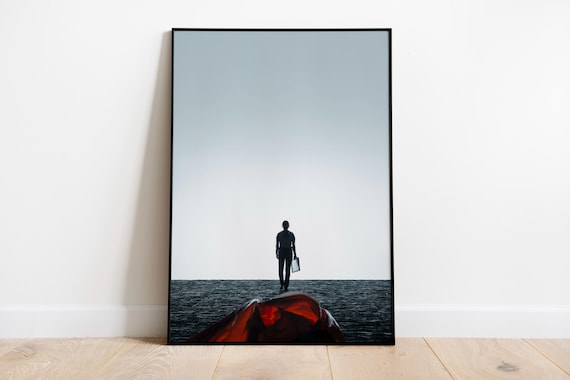 Arrival Minimalist Movie Poster Print | Denis Villeneuve Sci-Fi Drama Film Art | Premium Matte Paper 200gsm | Cinematic Wall Decor | Gift