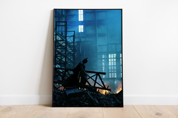 The Dark Knight Minimalist Movie Poster Print | Christopher Nolan  Film Art | Premium Matte Paper 200gsm | Cinematic Wall Decor | Gift