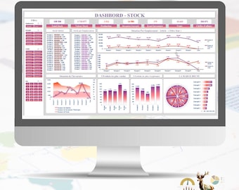 Excel-instrumentpanel | Lagerhantering | Lager- och försäljningsspårning | Automatiserad rapportering och interaktiv analys