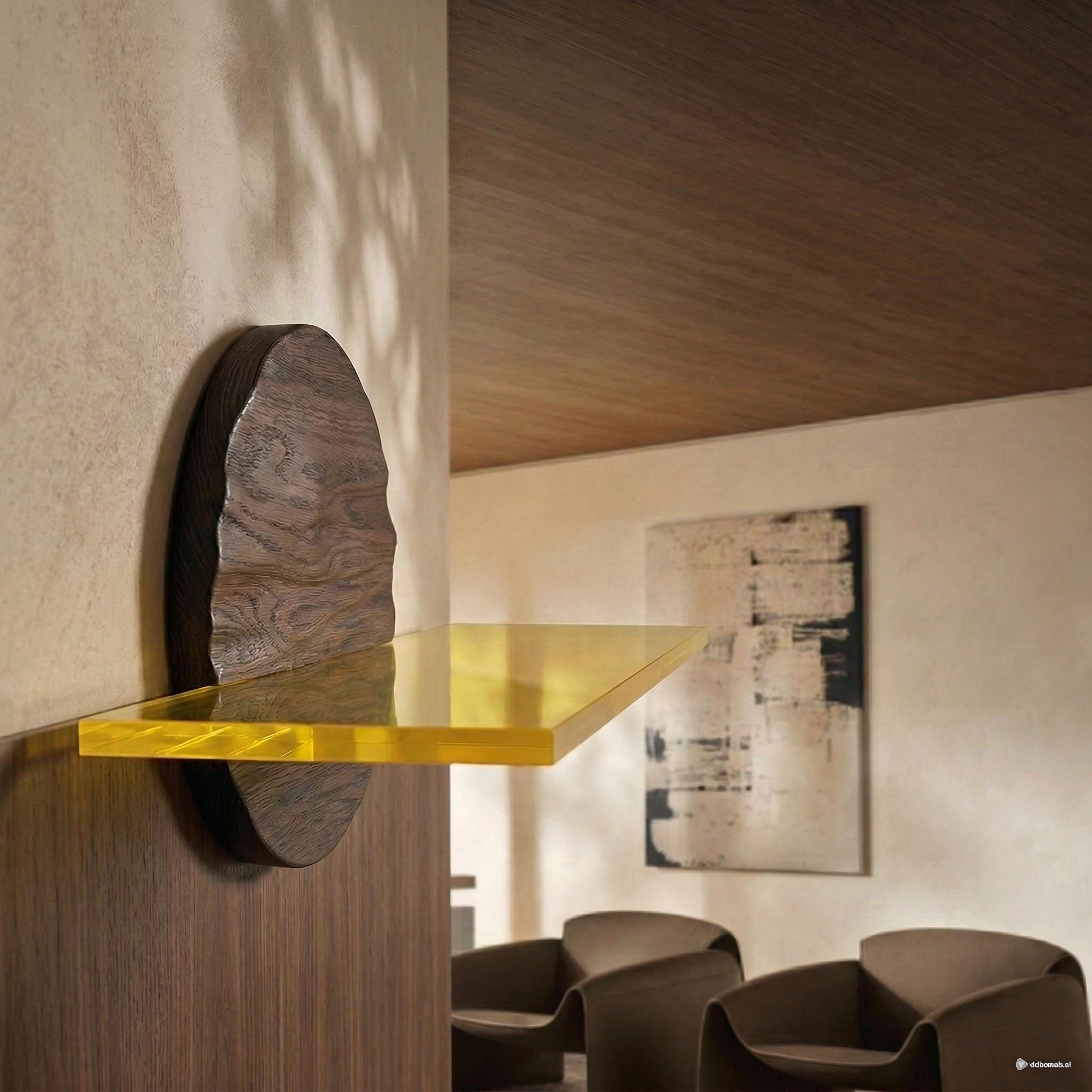 Designer Floating Wood Shelf – Modern Walnut Wall Shelf - Etsy