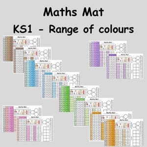 Maths Mat - KS1 colour