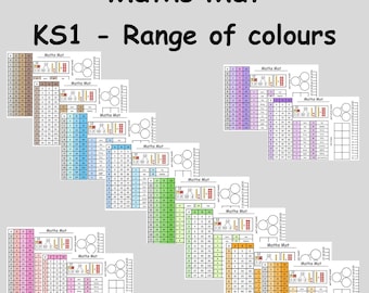 Maths Mat - KS1 colour