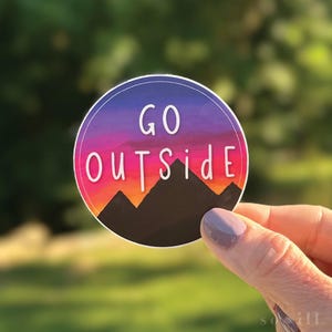 Go Outside | Vinyl Sticker