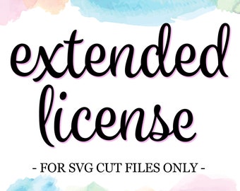 Extended License for 1 SVG File