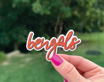 Bengals - Cincinnati / Pegatina de vinilo