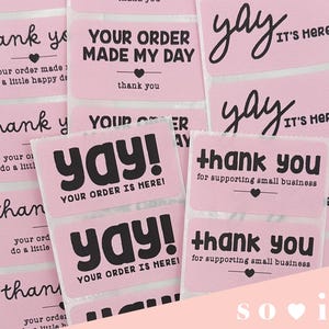 Fragile Handle With Care Stickers: Small Business Packaging