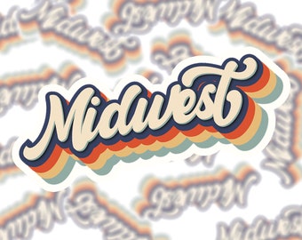 Midwest Retro | Vinyl Sticker