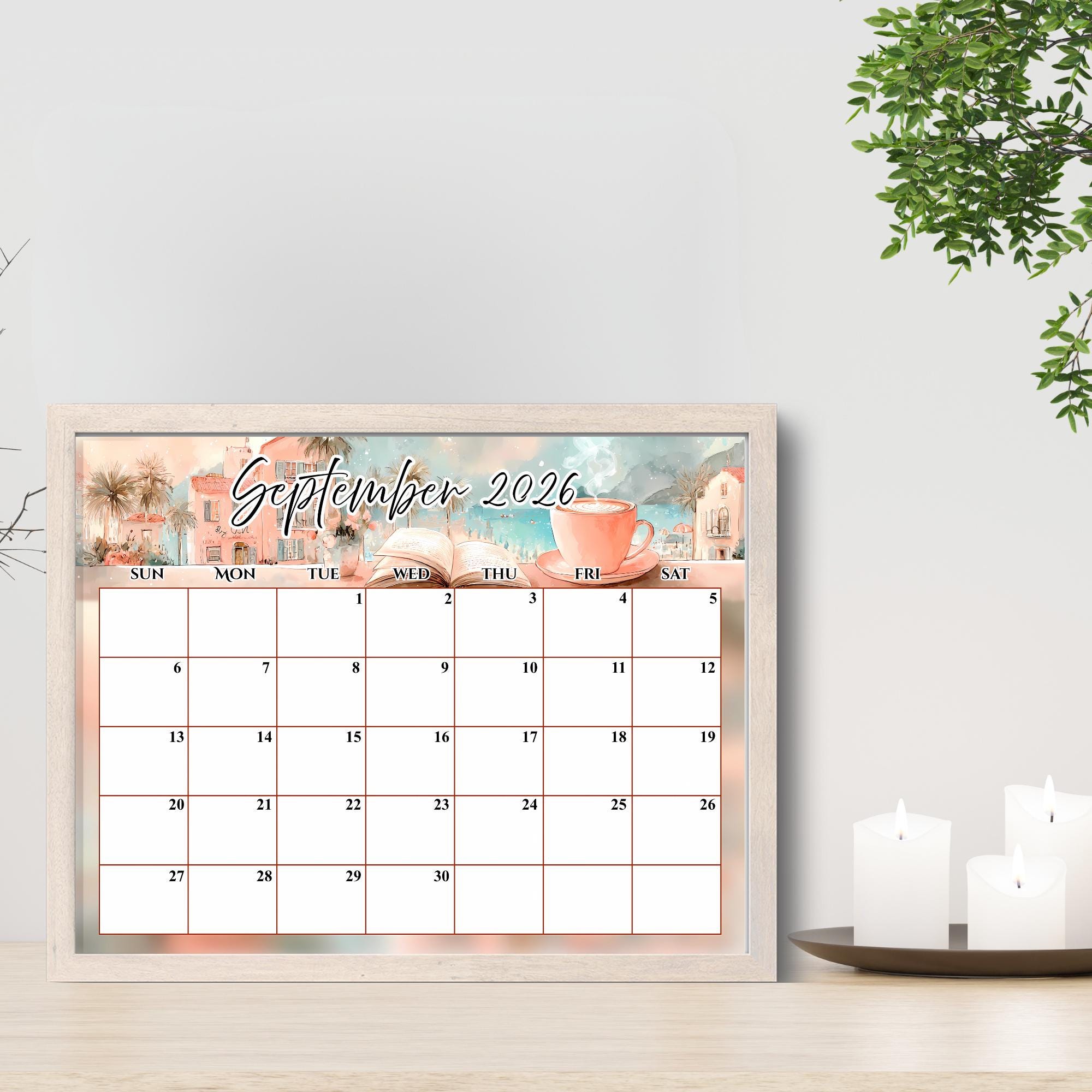 Editable September 2026 Calendar, PDF Editable, Printable Planner ...