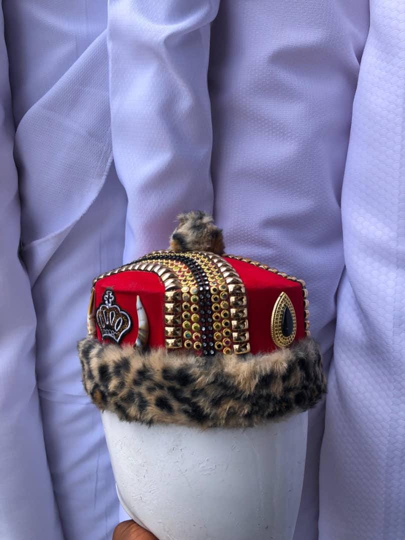 Red Igbo Cap: African Royal Chieftaincy Hat - Etsy