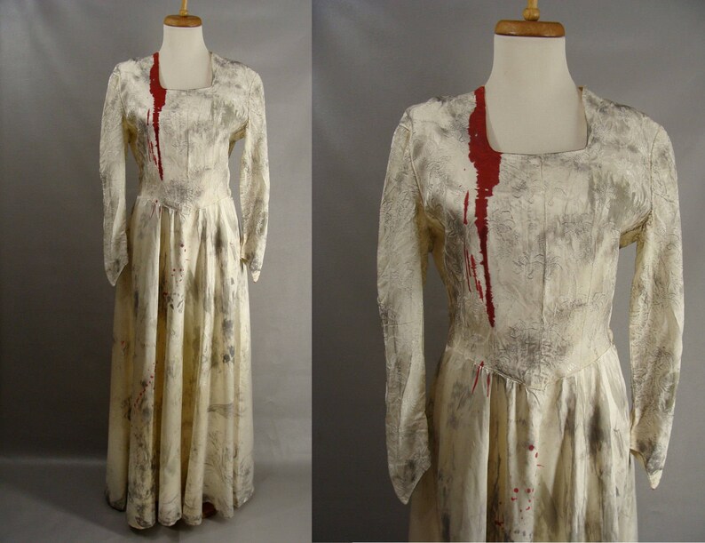 Zombie Corpse Bride Halloween Costume Bloody Vampire Bite Etsy