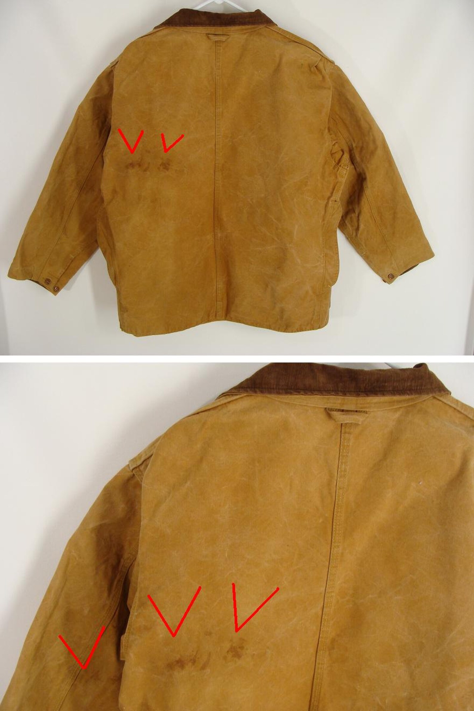 Vintage Tan Canvas Duck Cloth Hunting Field Jacket with Game Etsy