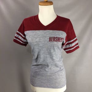 70s HERSHEY&#39;S Chocolate T-Shirt. 80s Candy Lover Gift for Friend adult unisex size S