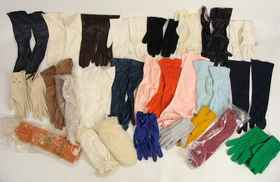 Vintage 50s 60s Dress Gloves WHOLESALE LOT 24 Pair