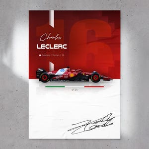 Charles leclerc f1 - Etsy 日本