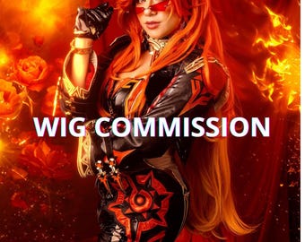 Custom Cosplay Wig – Handmade Styled Anime Character Wig Commission