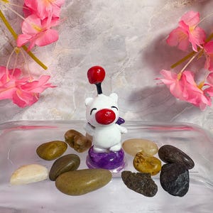 Final Fantasy clay Art | Moogle figure | FF figure | Gaming decore