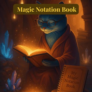 My Magic Notation Book | Kids Printable Journal (Ages 8–12) | Instant PDF Download