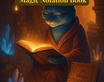Mi libro de anotaciones mágicas / Diario imprimible para niños (8 a 12 años) / Descarga instantánea en PDF