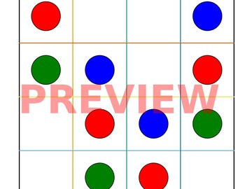 Printable Sudoku for Kids | Shapes & Colors | Ages 2–5 | Early Learning Activity