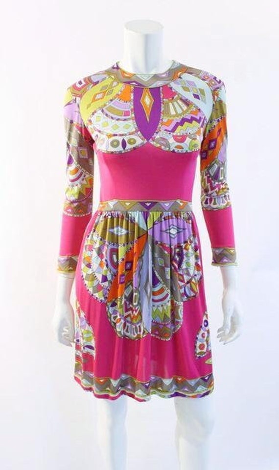 1960s Rare Emilio Pink Pucci Caped Top & Pant Set