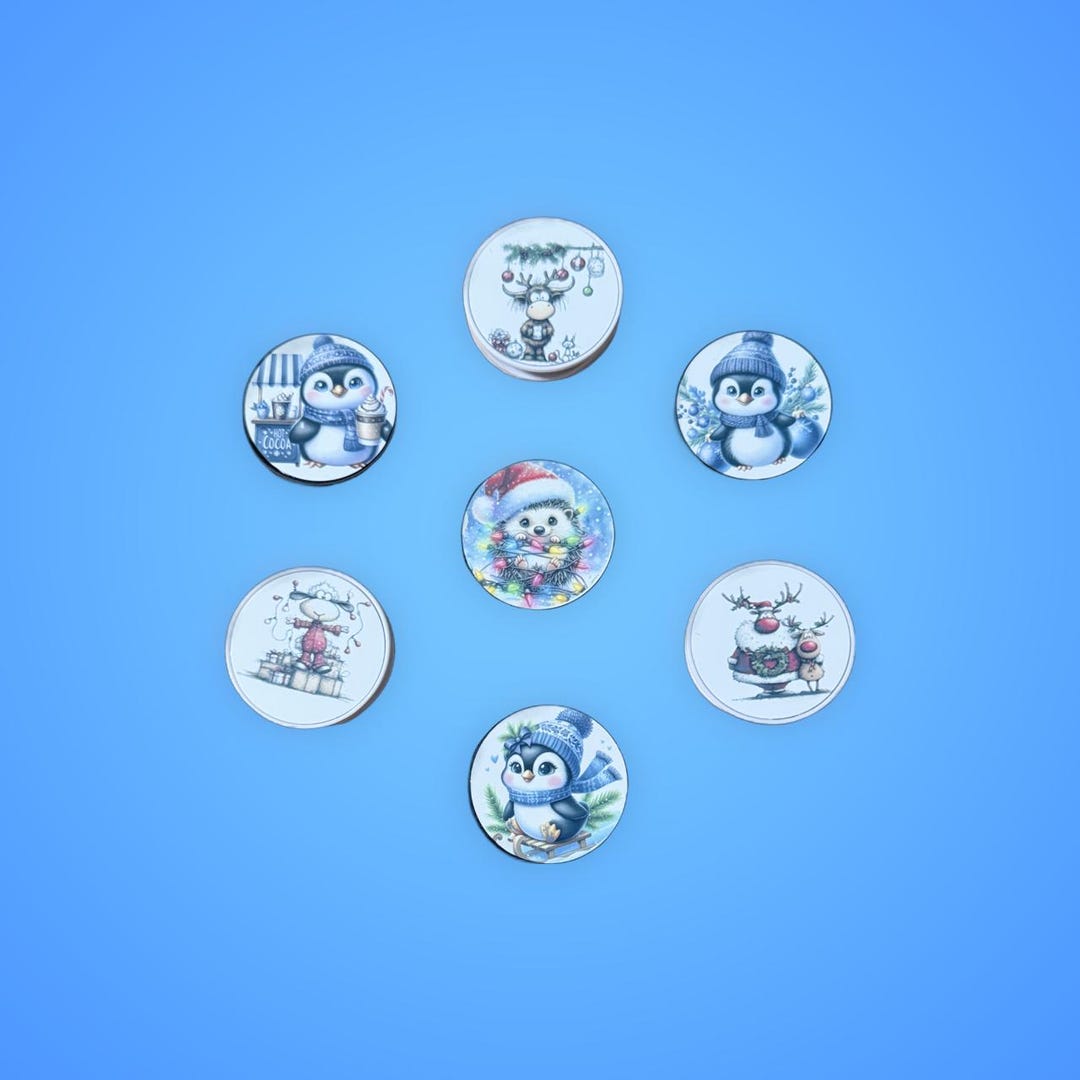 Cell Phone Buttons: Holiday Inspired - Etsy