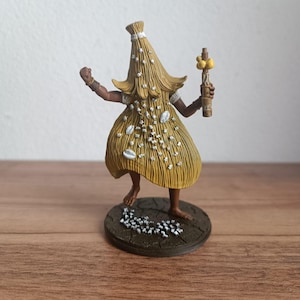 Miniature Omulu | Orixá | Afro-Brazilian | Umbanda | Candomble | 3D Printing | Hand-painted | Handmade | Religion