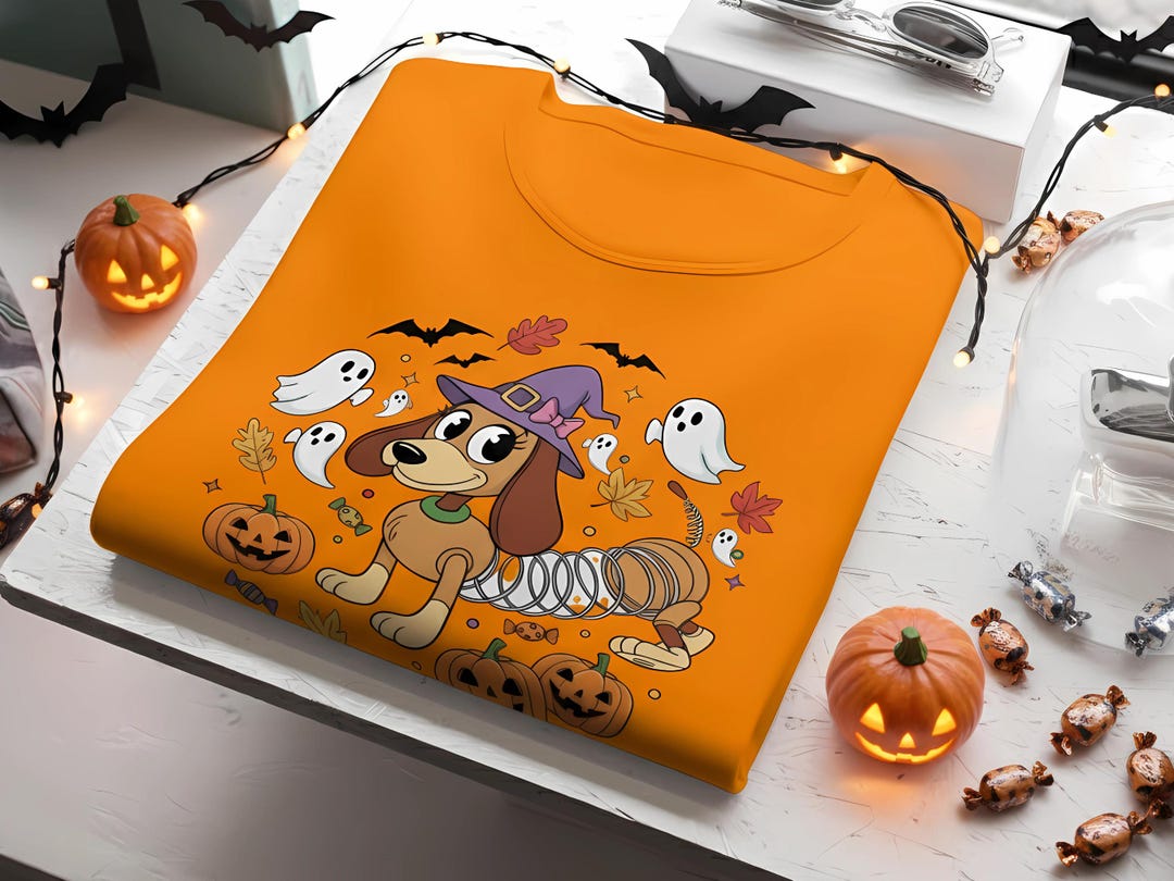 Halloween Dog Clipart | Cute Puppy PNG With Pumpkins Ghosts Candy ...