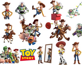 Halloween Haunted House PNG: (Digital Download)Toy Story Inspired Clipart Bundle PNG, 3D Cartoon Toy Characters