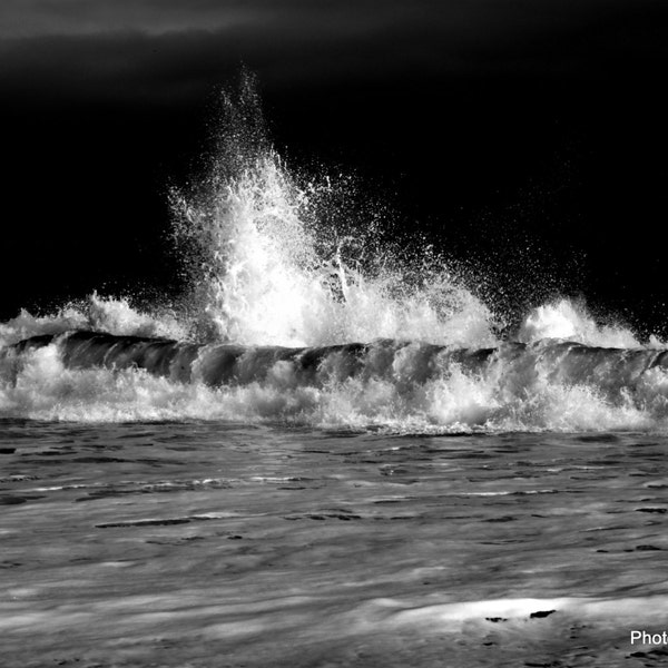 Ocean Wave Photograph Rhode Island